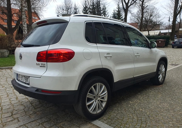 Volkswagen Tiguan cena 59999 przebieg: 173000, rok produkcji 2014 z Elbląg małe 704